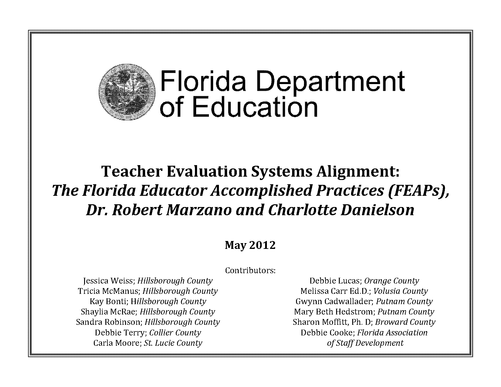 teacher evaluation models comparison